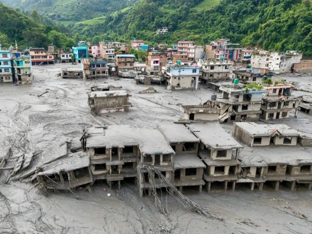 Nepal death toll floods rises 1295