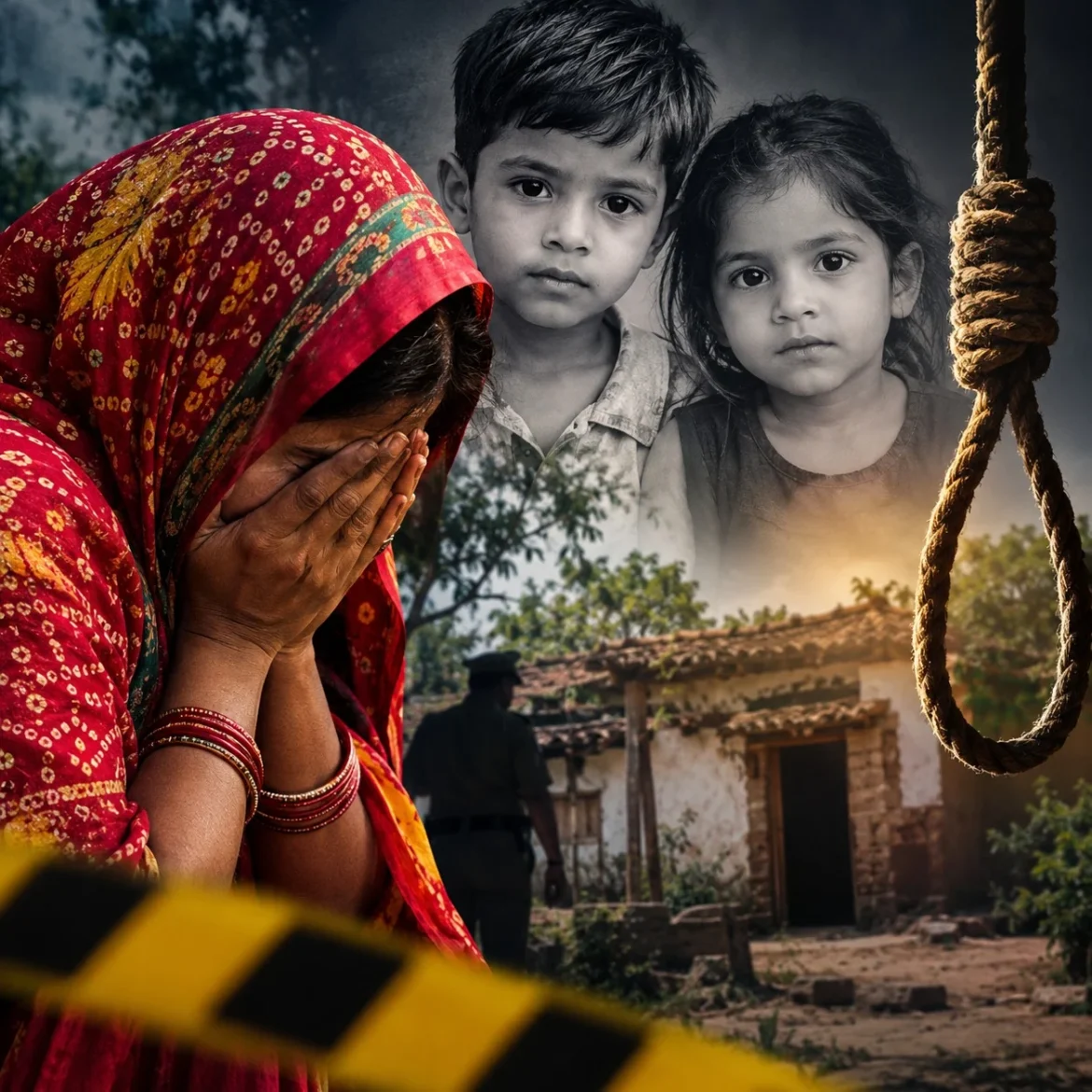 Rajasthan Alwar Woman kills two children suicide