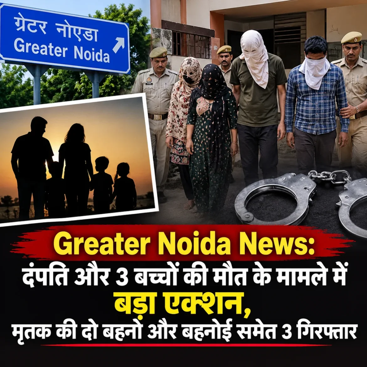 Greater Noida Three arrested connection death five people