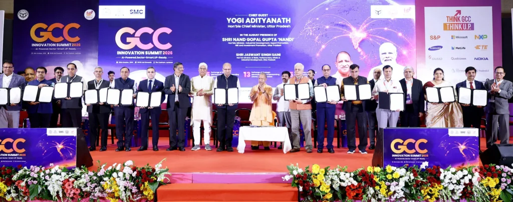CM Yogi speaks GCC Innovation Summit 2026
