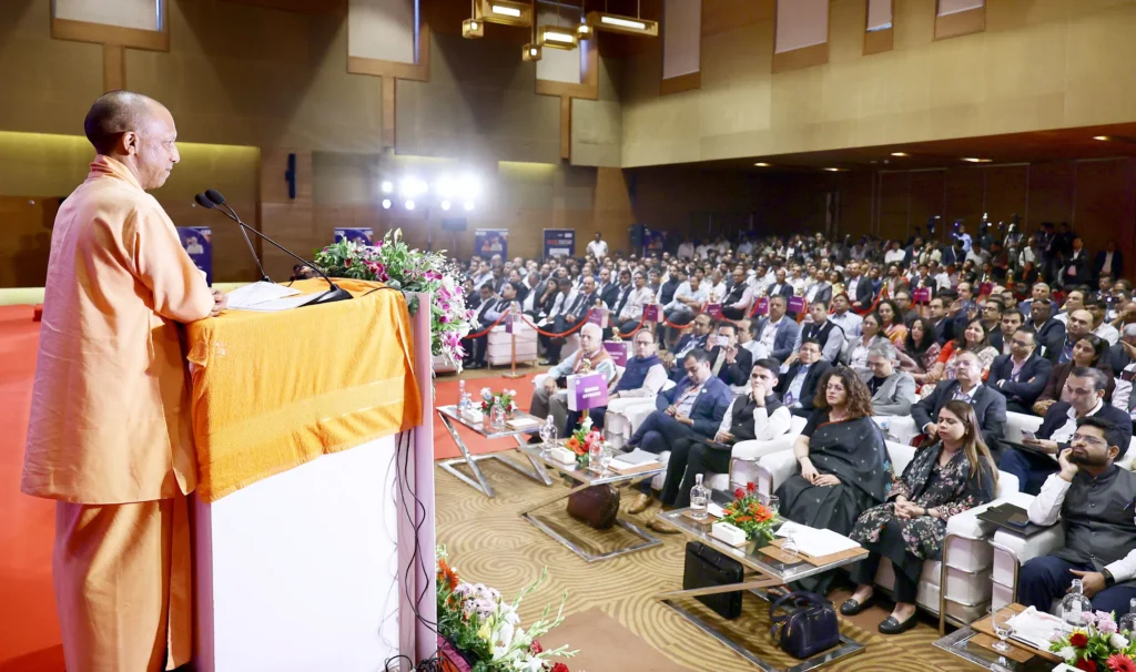 CM Yogi speaks GCC Innovation Summit 2026
