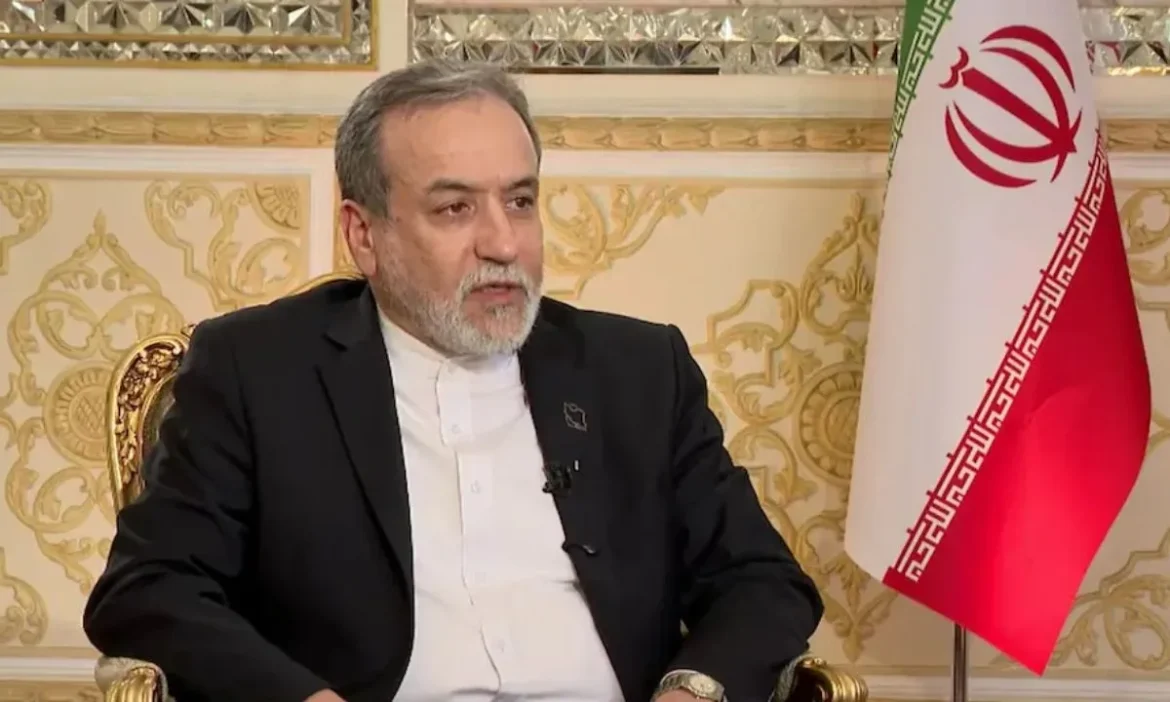 Iran FM Araghchi on US-Iran tensions