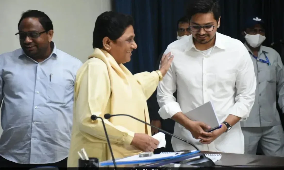Akash Anand returns to BSP Mayawati
