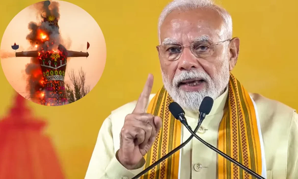 विजयादशमी पर PM मोदी का संदेश: समाज को बांटने वाले देश के दुश्मन, अंत में जीत हमारी ही होगी, देशवासियों को दी विजयादशमी की बधाई