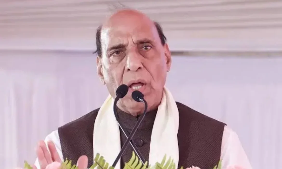 Rajnath Singh took aim Congress