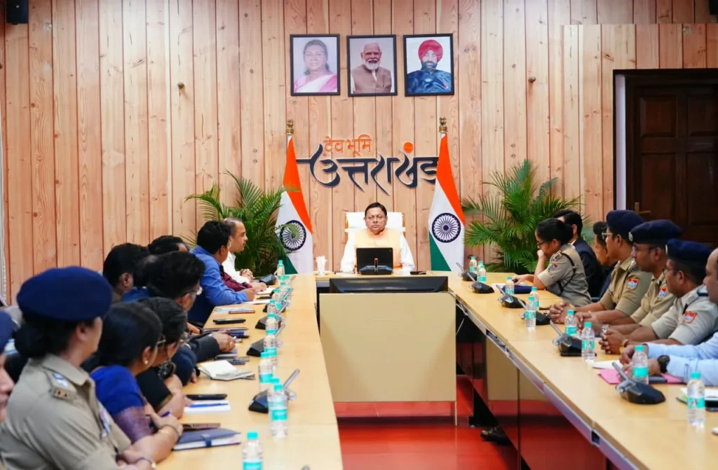 CM Dhami firm development law and order