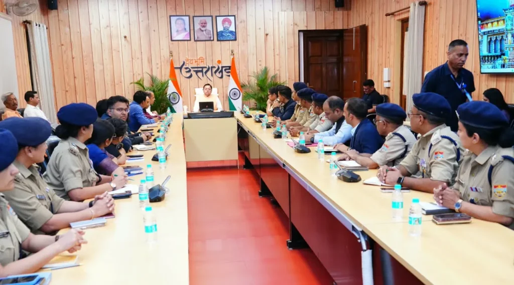 CM Dhami firm development law and order