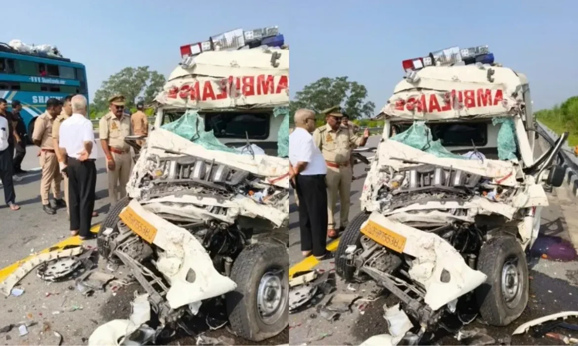 UP Four killed ambulance carrying soldier crashes truck