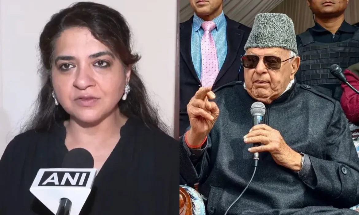 Shiv Sena Shaina NC criticises Farooq Abdullah Pakistan
