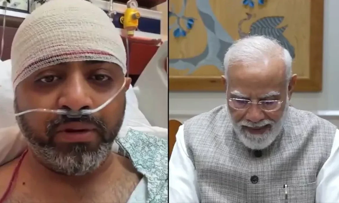 Captain Smit Macchar and PM Modi
