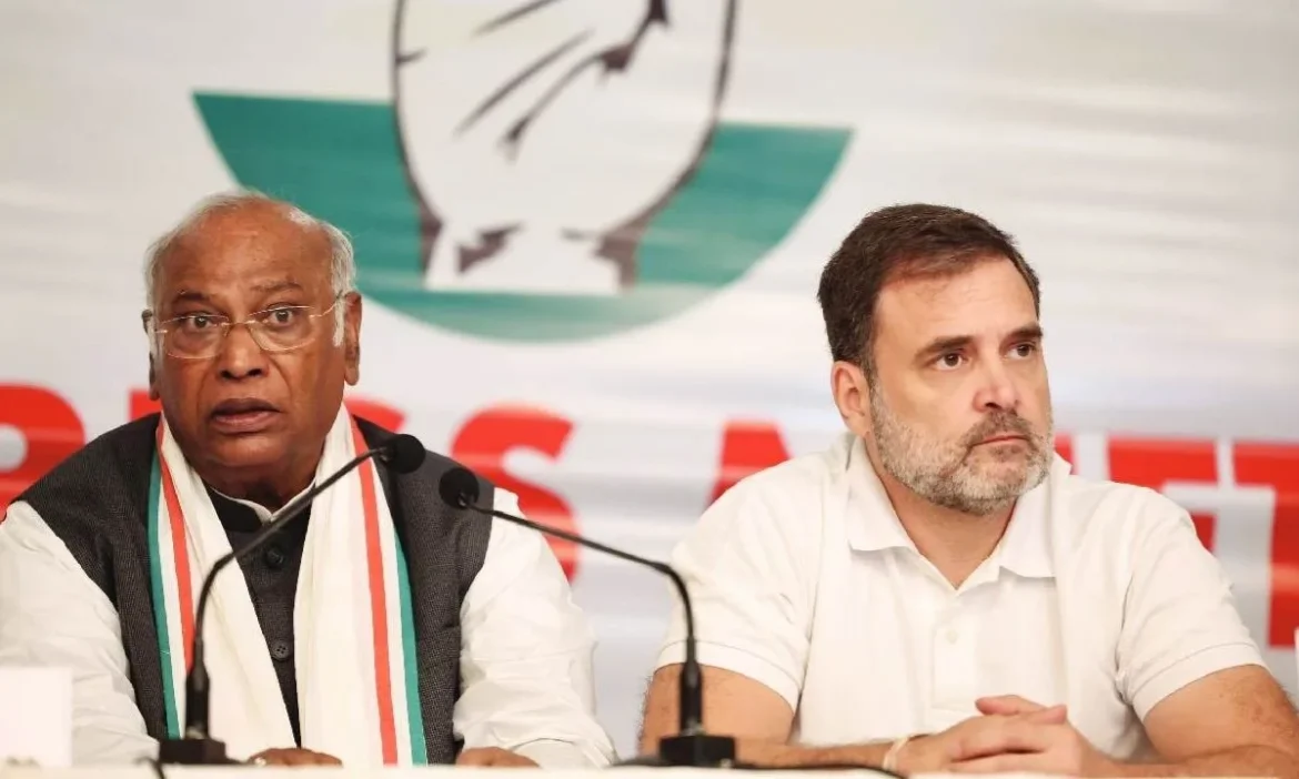 Rahul-Kharge visit Rajghat lunch Connaught Place